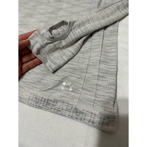 Under Armour Threadborne Long Sleeve Grey Size Medium - Picture 2 of 6